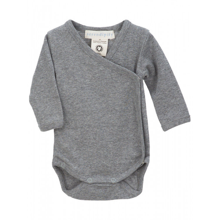 Body kimono nouveau-né en coton bio