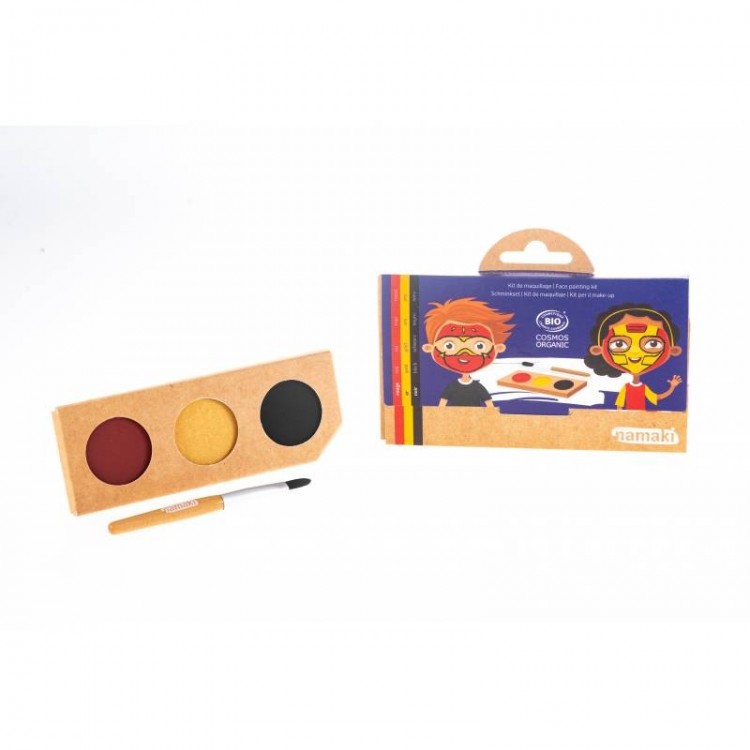 Kit de maquillage 3 couleurs Ninja & Super-héros