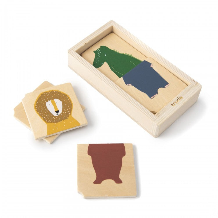 Puzzle animaux-combo bois