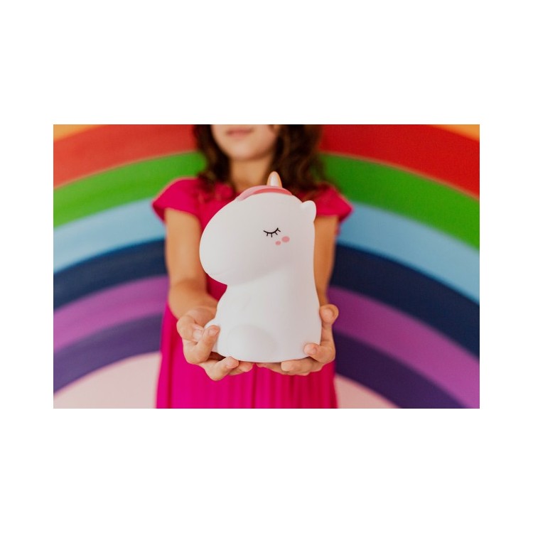 Veilleuse en silicone Licorne
