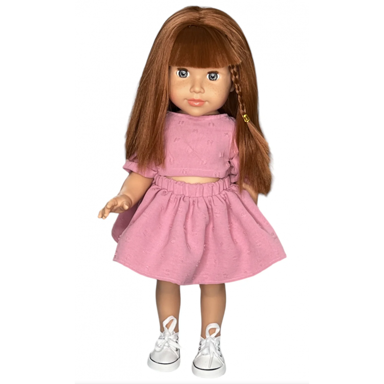 Poupée Amy - cheveux lisses auburn