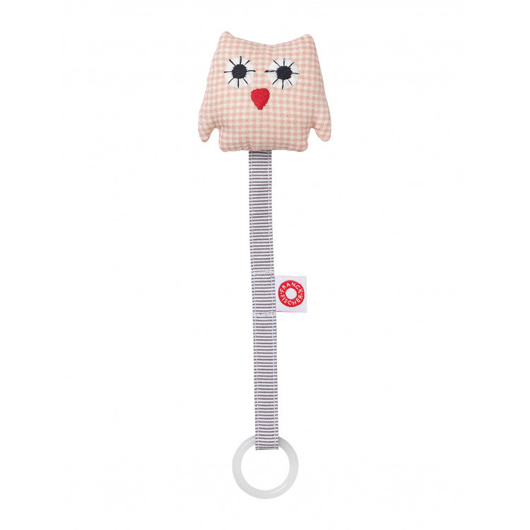 Accroche tétine chouette