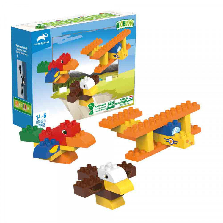 Jeu de briques en bioplastique - L'avion
