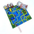 Circuit Nomade CarPet - thème couleurs et déco pompiers