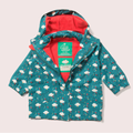 Veste imperméable doublée motif "Falling Water"