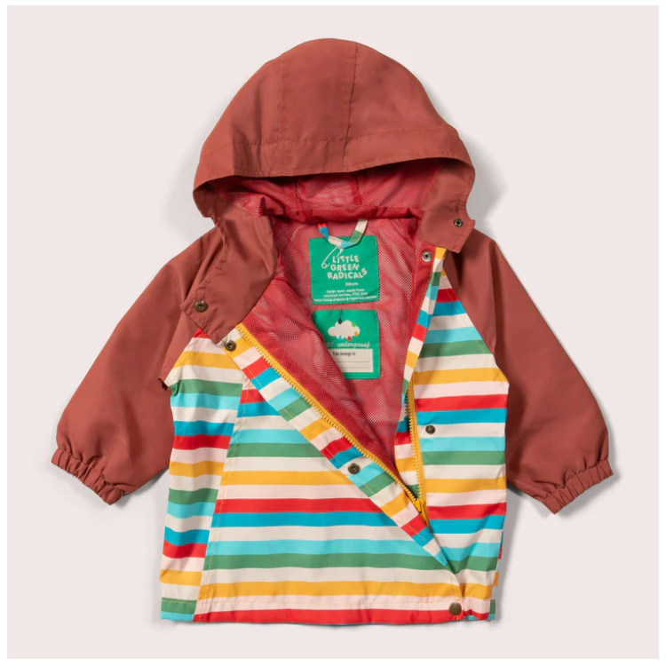 Anorak imperméable recyclé - Rayures