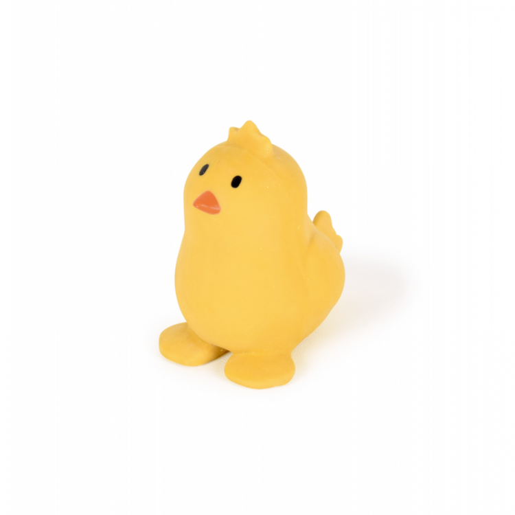 Hochet Poussin en caoutchouc naturel