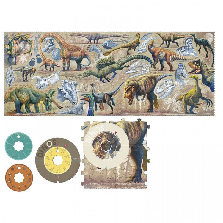 Puzzle "Dinos Explorer" 350 pièces