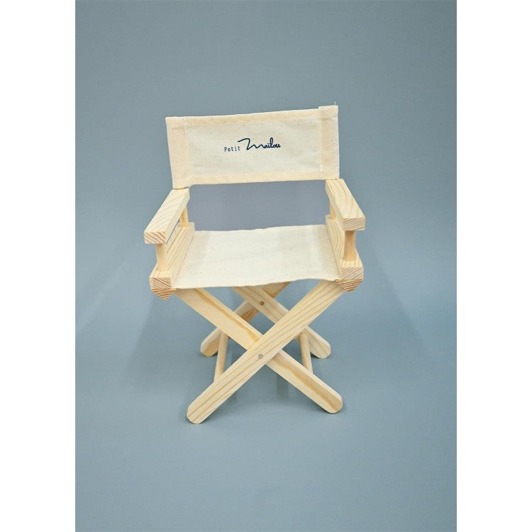 Mini fauteuil cinéma en bois et toile
