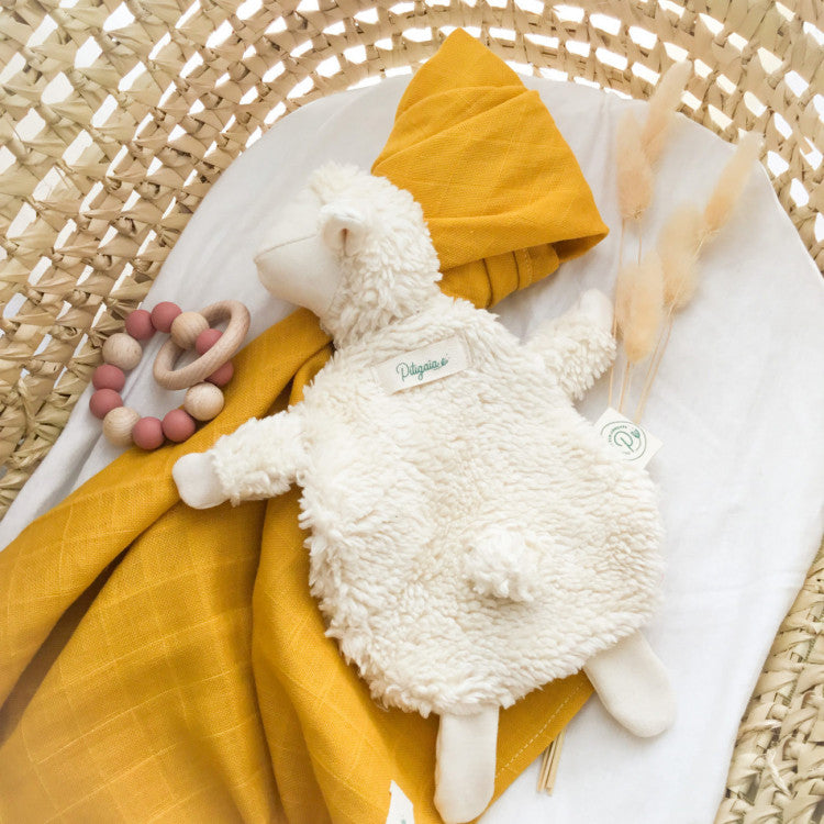 Doudou Mouton coton bio GOTS