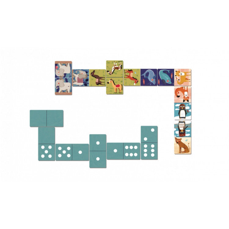 Dominos Penguins and friends