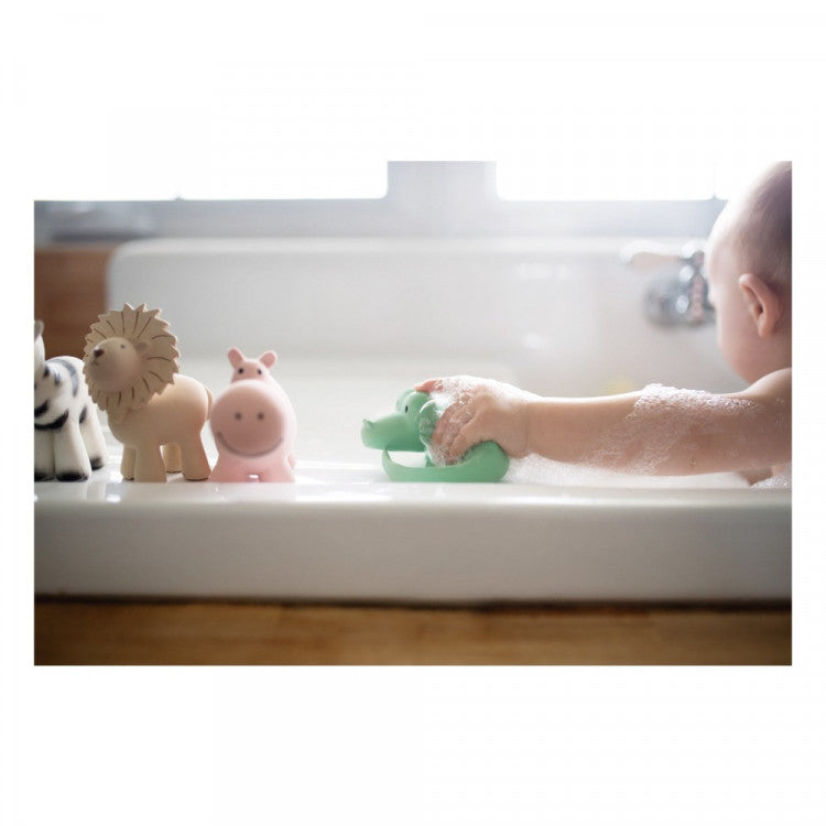 Hochet Crocodile en caoutchouc naturel