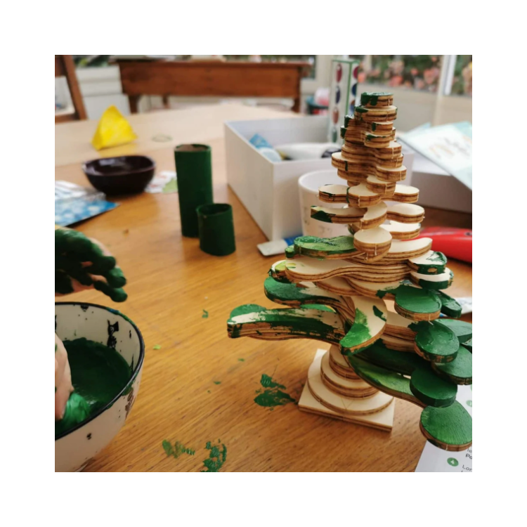 Le kit Forêt - Sapin à construire et à décorer