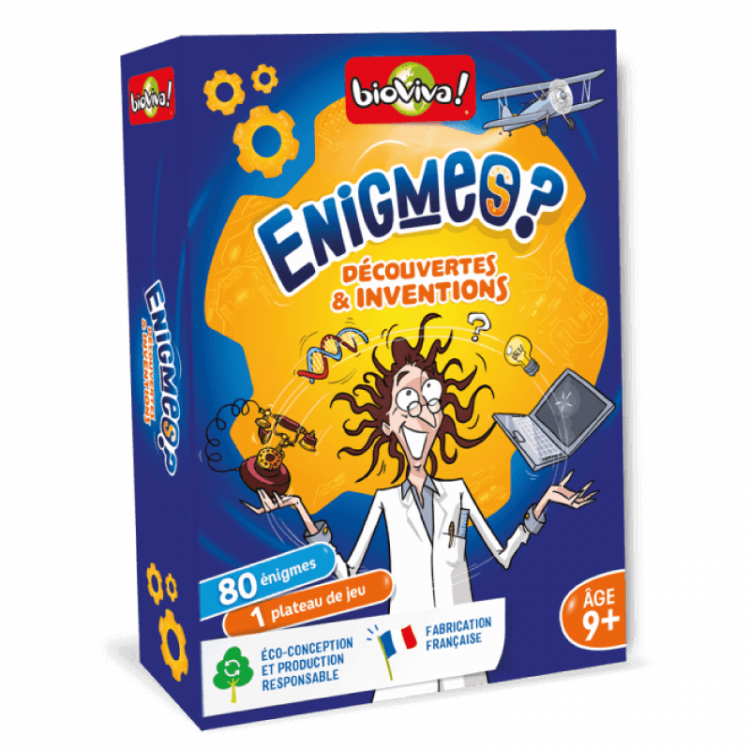 Enigmes - Découvertes et inventions - 9+