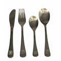 Set de 4 couverts pour enfant en inox - Motif Ourson