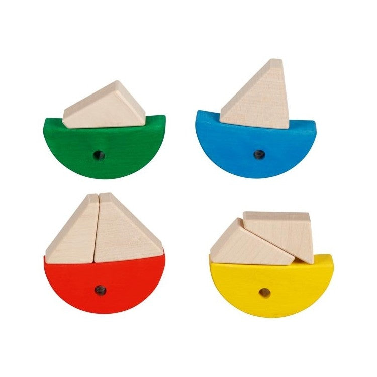 Coffret de construction et puzzle poissons colorés
