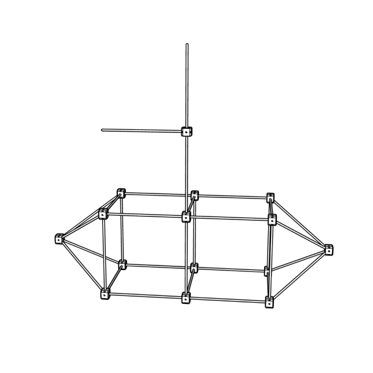 Kit de construction de cabanes d'intérieur - Pack Libellule