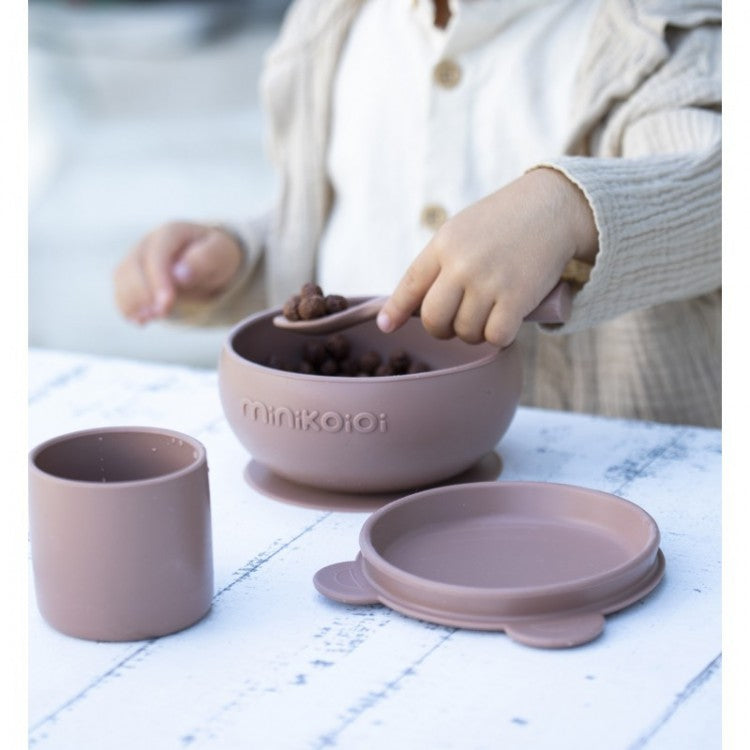 Coffret "Mes premiers repas" en silicone