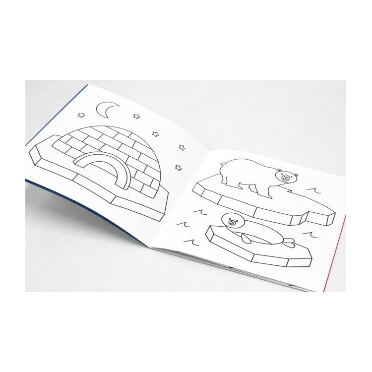 Cahier de coloriage Graou - La Neige