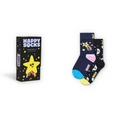 Coffret 2 paires de chaussettes Noël "Etoile filante"