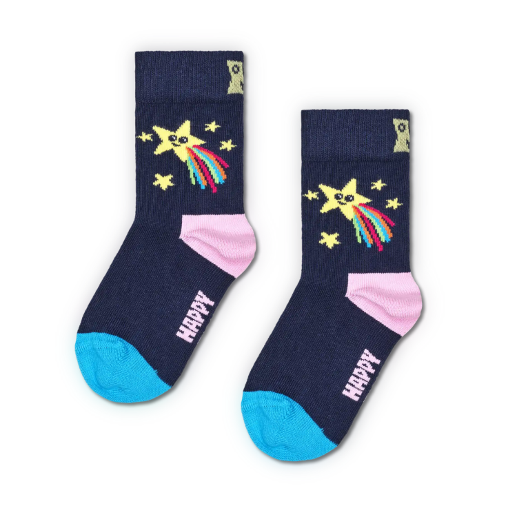 Coffret 2 paires de chaussettes Noël "Etoile filante"