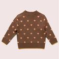 Pull enfant en coton bio - motif Champignons