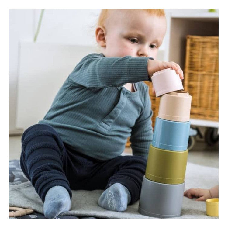 Gobelets empilables en bioplastique