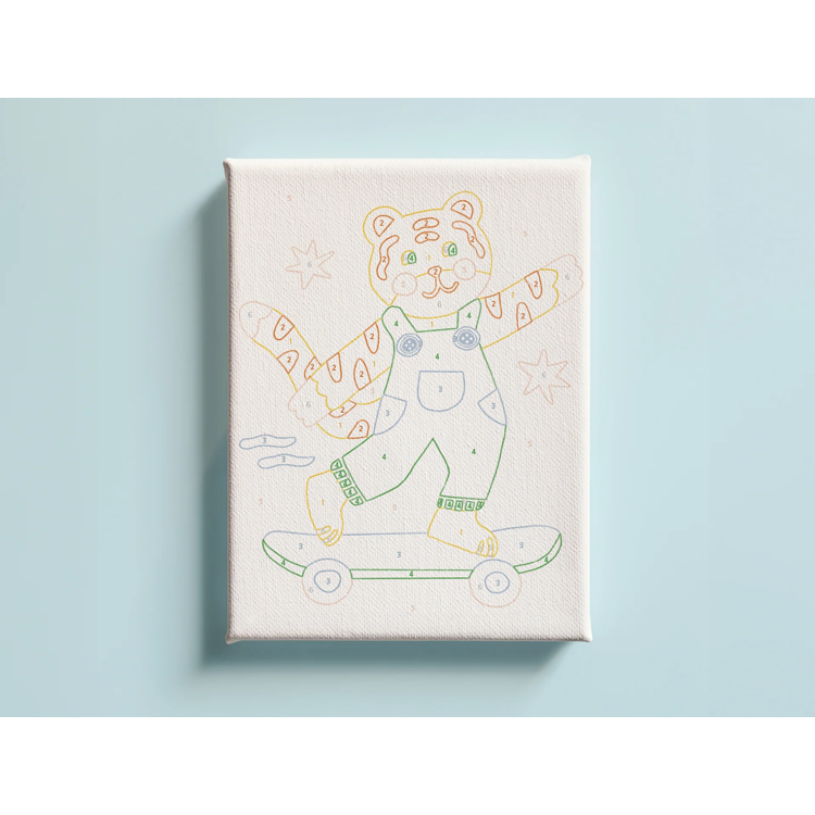 Petit Pinceau Kids - Peinture au numéro pour enfants