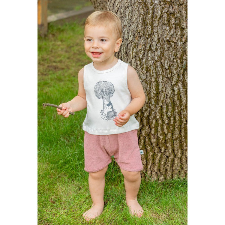 Combishort bébé éponge et jersey "Rabbit"