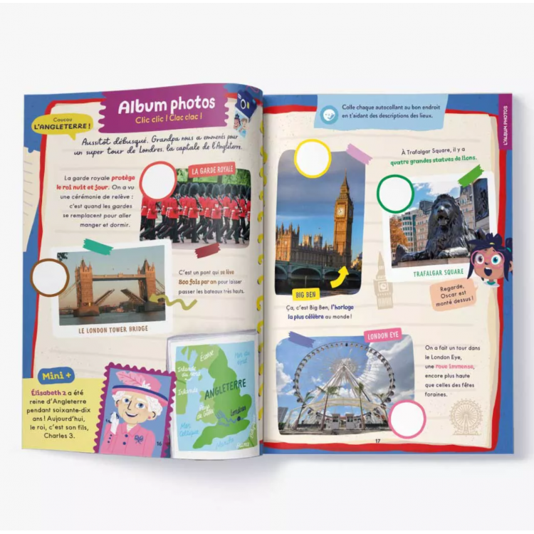 Carnet de voyage Mini Mondes - Angleterre