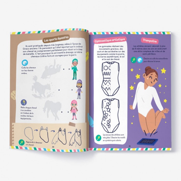 Carnet de voyage des Mini Mondes - Sports du monde