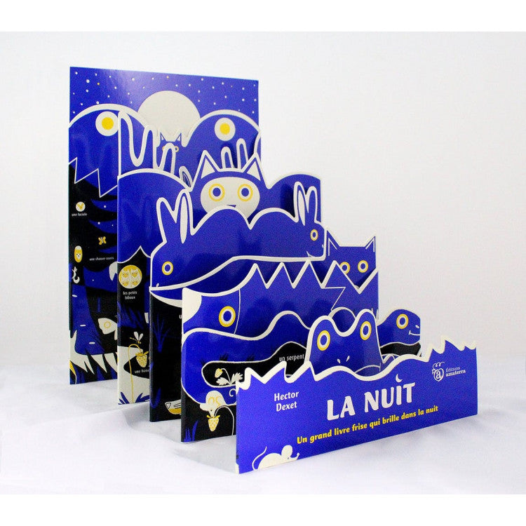 La Nuit, livre frise phosphorescent - Hector Dexet