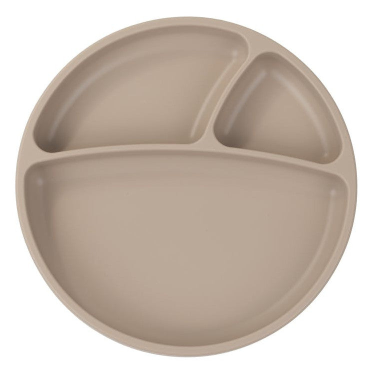 Assiette compartimentée à ventouse