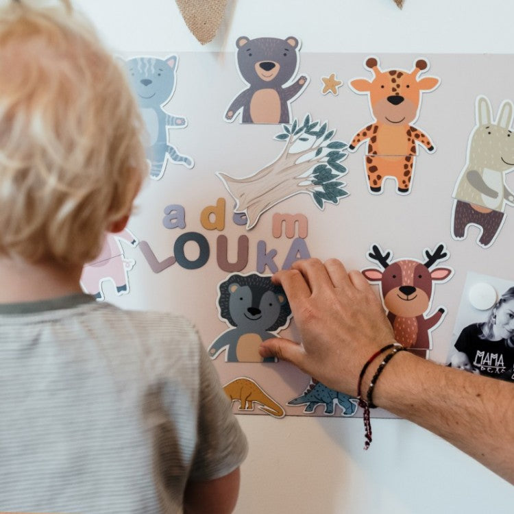 Puzzle-jeu magnétique éducatif animaux