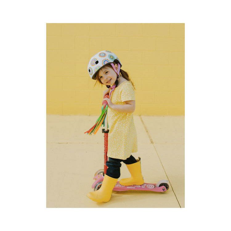 Rubans multicolores pour trottinette Micro