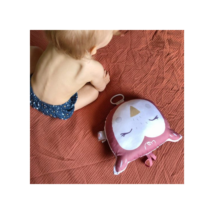 Coussin musical Hibou