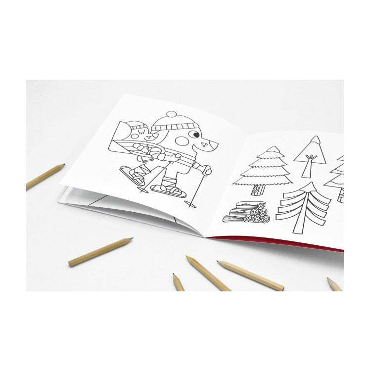 Cahier de coloriage Graou - La Neige