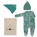 Set cadeau de naissance 3 pièces coton bio