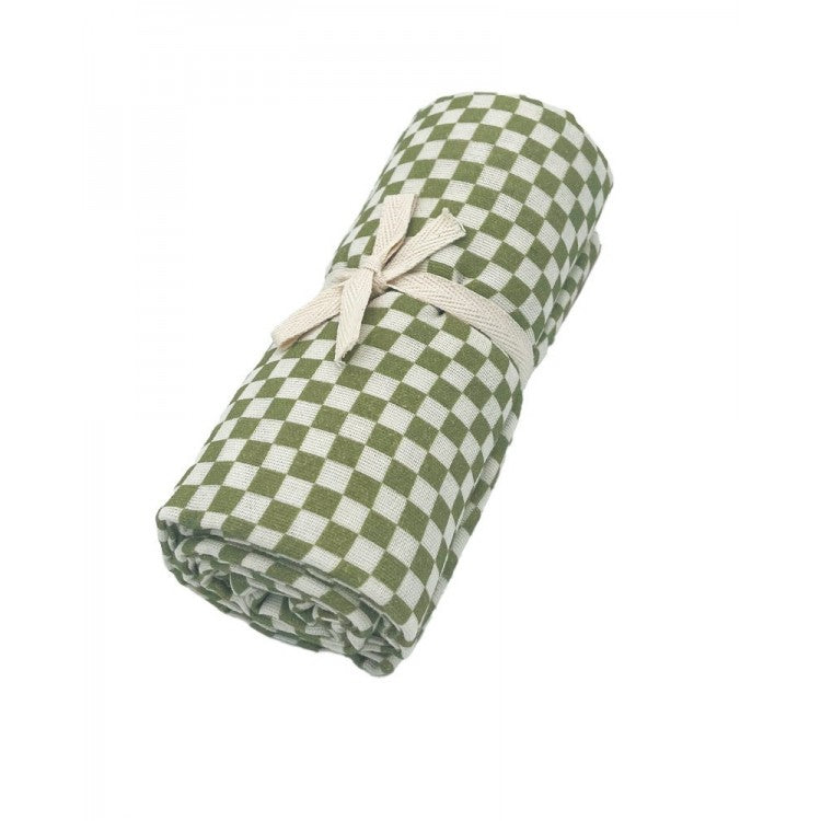 Maxi-lange motif damier