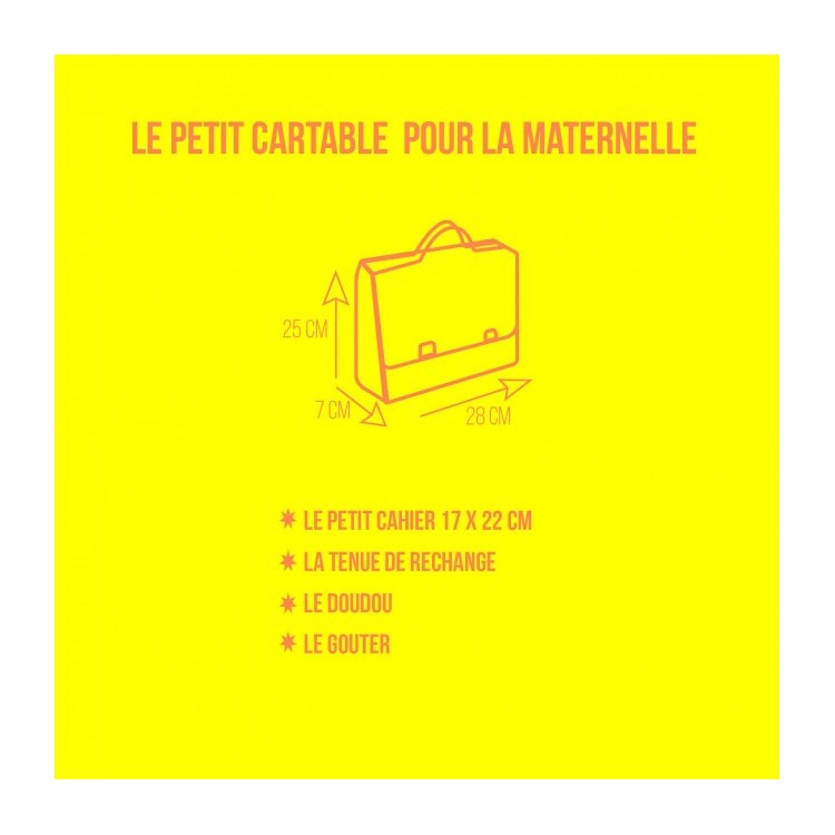 Cartable Maternelle Menthe à l'eau