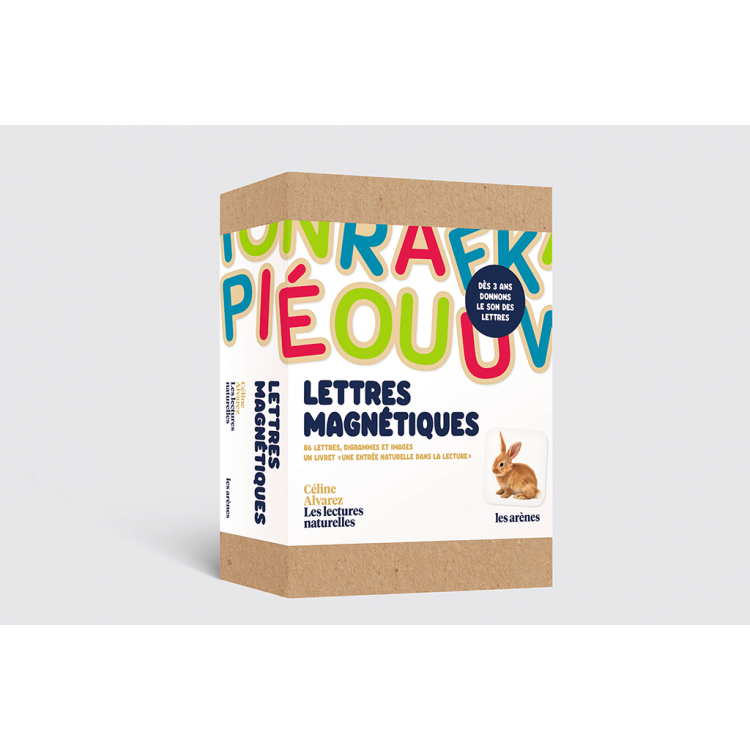 Coffret lettres magnétiques Céline Alvarez