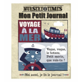 Mon petit journal en tissu - La mer