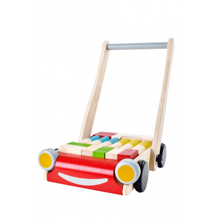 Chariot de marche et jeu de construction