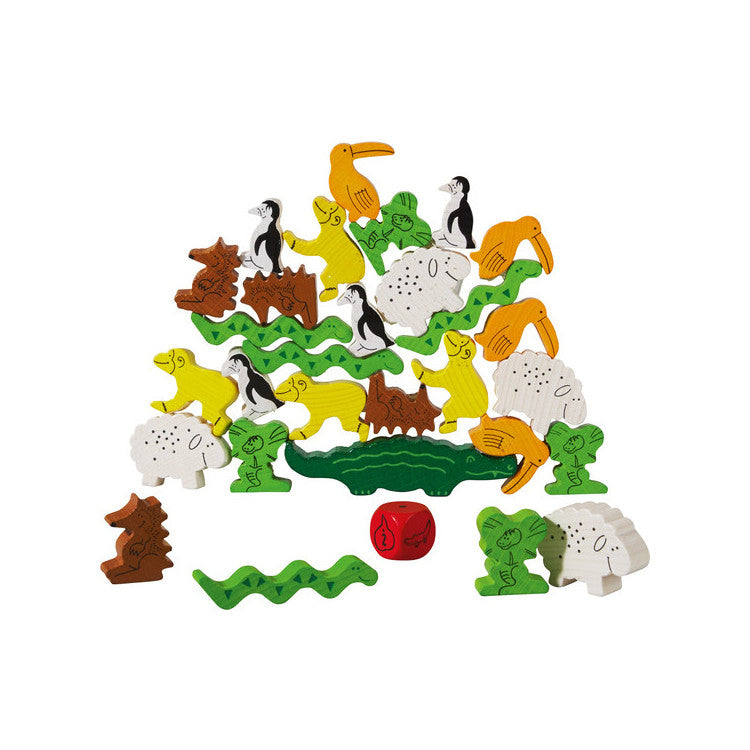Pyramide d'animaux - jeu d'adresse