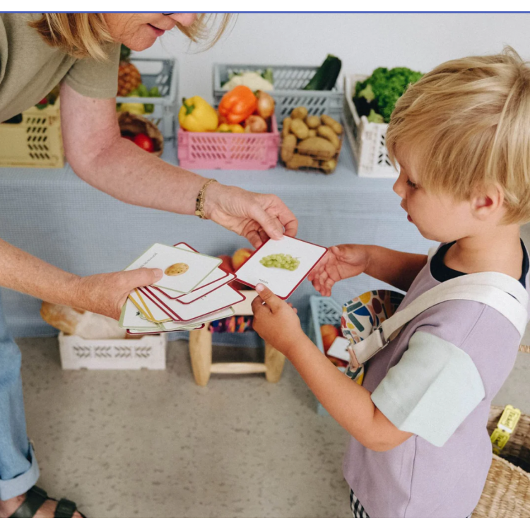 Le Mini-Mondy Fruits & Légumes - Cartes Montessori