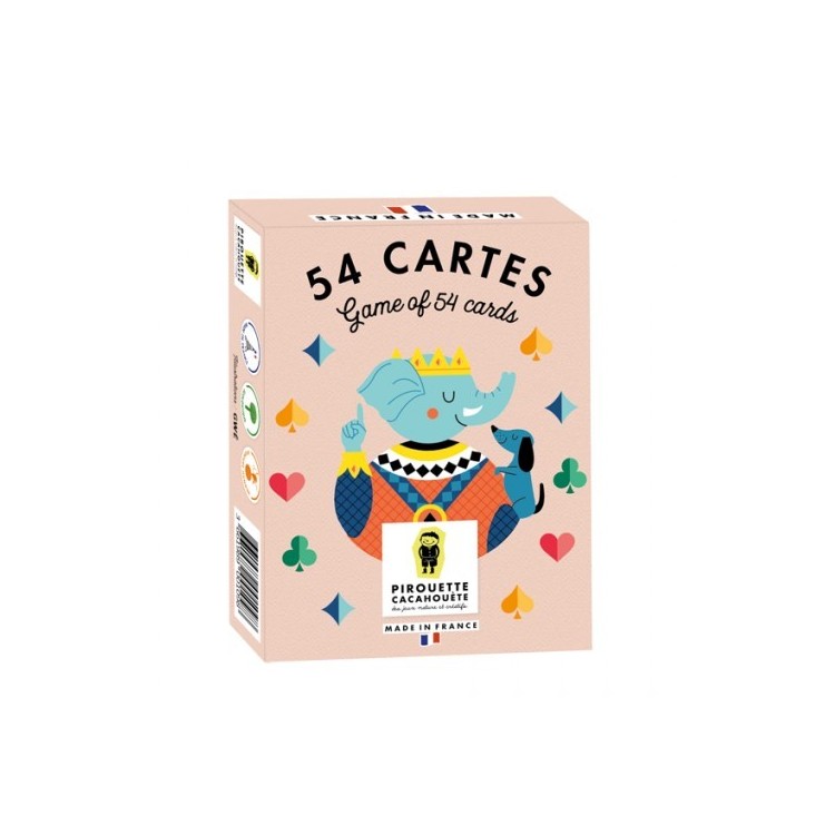 Jeu de 54 cartes illustrées