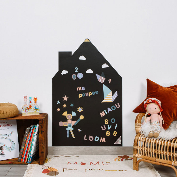 Tableau magnétique mural repositionnable - Maison