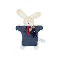 Doudou bio lapin marionnette