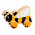 Abeille à pousser en bois