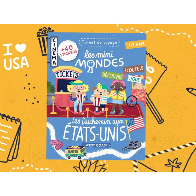 Carnet de voyage Les Mini Mondes - USA West Coast